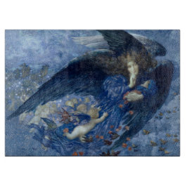 Nacht mit ihrer Train of Stars (Engel mit Cherubs) Schneidebrett