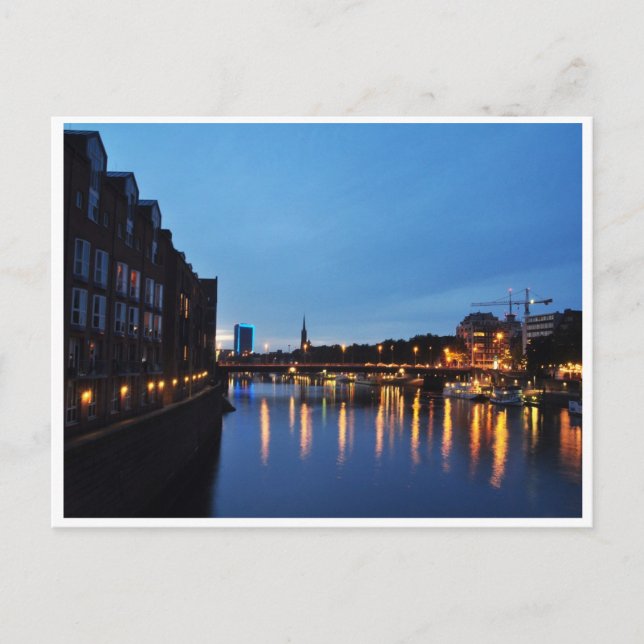 Nacht Postkarte (Vorderseite)