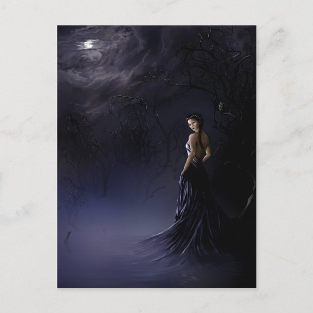 Nacht Postkarte (Vorderseite)