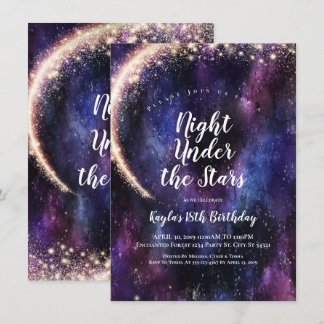 Nacht unter den Sternen Einladungen