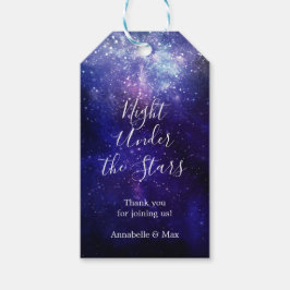 Nacht unter den Sternen Galaxy Danke Geschenkanhänger