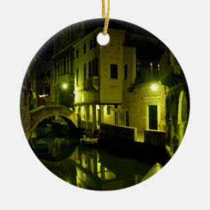 Nacht Venedig Keramikornament