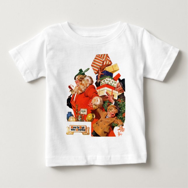 Nacht vor Weihnachten Baby T-shirt (Vorderseite)