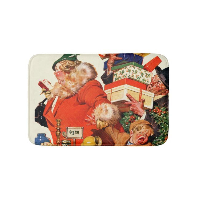 Nacht vor Weihnachten Badematte (Vorderseite)