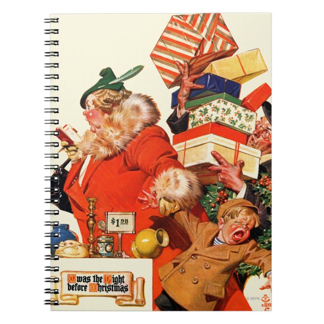 Nacht vor Weihnachten Notizblock (Vorderseite)