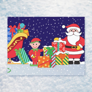 Nacht vor Weihnachten Postkarte