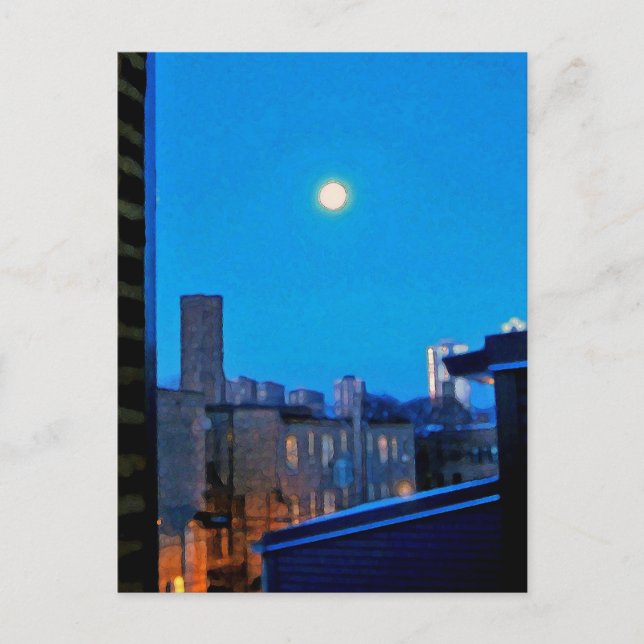 Nachtansicht Postkarte (Vorderseite)