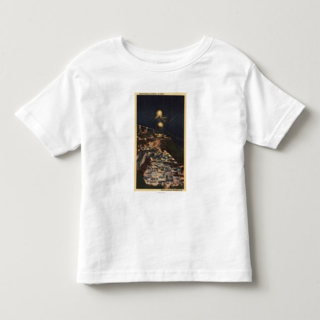 Nachtansicht von Shasta Verdammung Kleinkind T-shirt (Vorderseite)