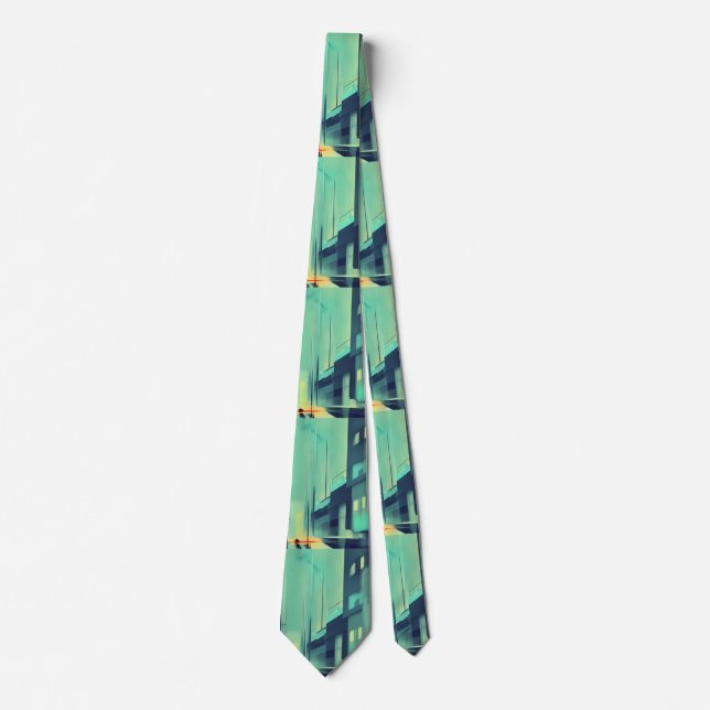 Nachtazurstraße Krawatte (Vorderseite)