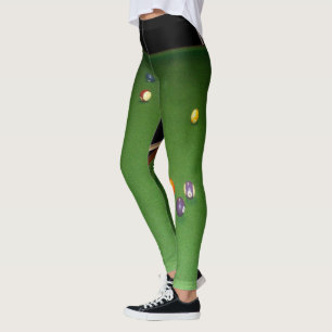 Nachtballfarbe mit Ballen und Kugeln, Leggings