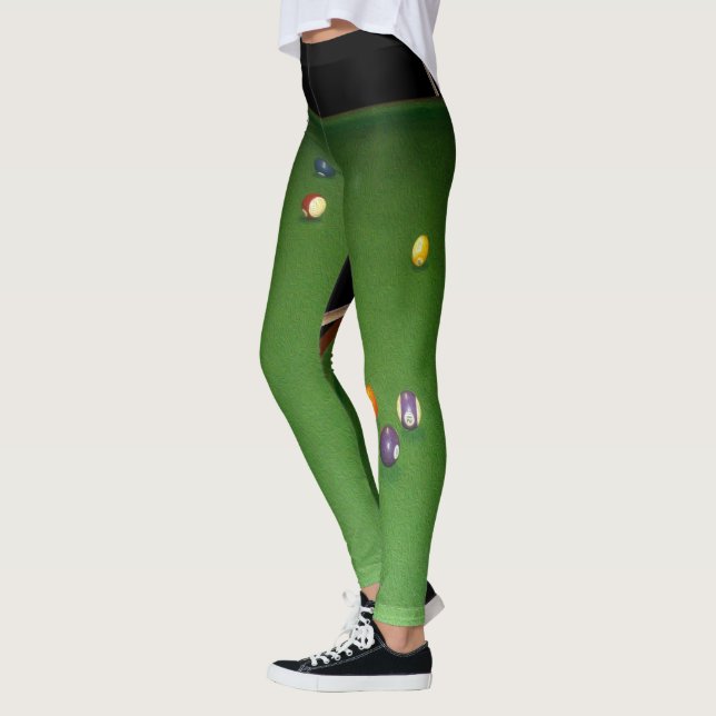 Nachtballfarbe mit Ballen und Kugeln, Leggings (Links)