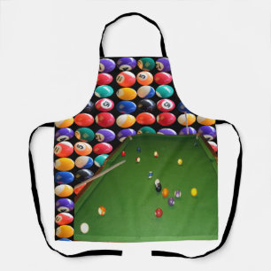 Nachtballfarbe mit Ballen und Kugeln, Schürze