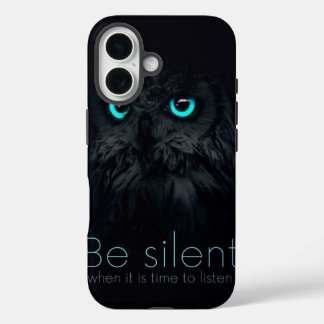 Nachtbeobachter-Schüssel Design für iPhone 16 Rück Hülle