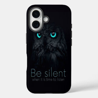 Nachtbeobachter-Schüssel Design für iPhone 16 Rück iPhone 16 Hülle