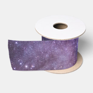 Nachtblau Galaxy Sternennacht Sterne Satinband
