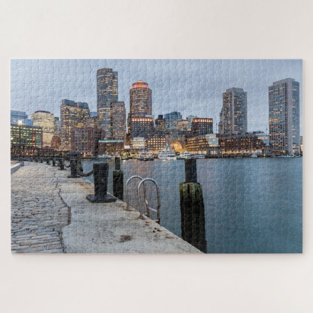 Nachtblick in Boston (Horizontal)