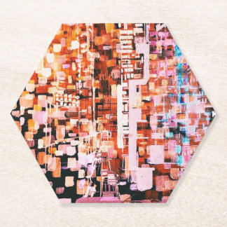 Nachtblick vom Flugaufkleber Untersetzer