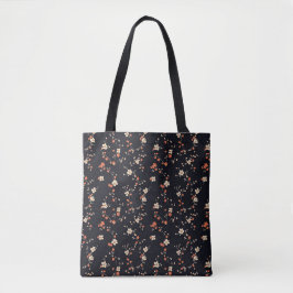 Nachtblut: Nahtloses rotes Muster Tasche