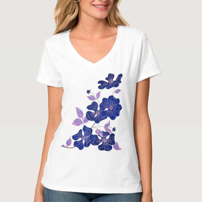 Nachtblüte T-Shirt (Vorderseite)