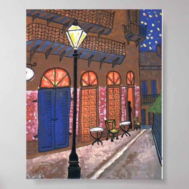 Nachtcafé im Pirates Alley Poster (Vorne)