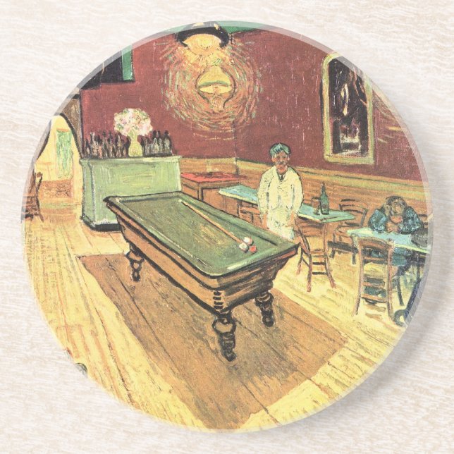 Nachtcafé, Place Lamartine von Vincent van Gogh Untersetzer (Vorne)