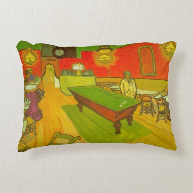 Nachtcafé von Vincent van Gogh Dekokissen (Vorderseite)
