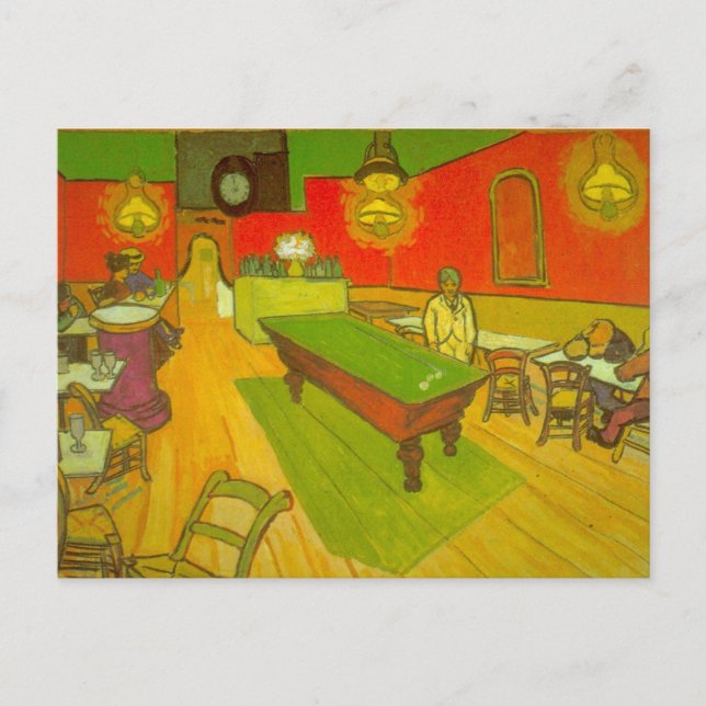 Nachtcafé von Vincent van Gogh Postkarte (Vorderseite)