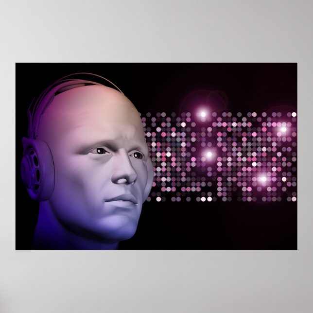 Nachtclub Dj Poster (Vorne)