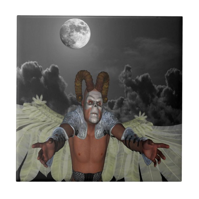 Nachtdämon Fliese (Vorderseite)