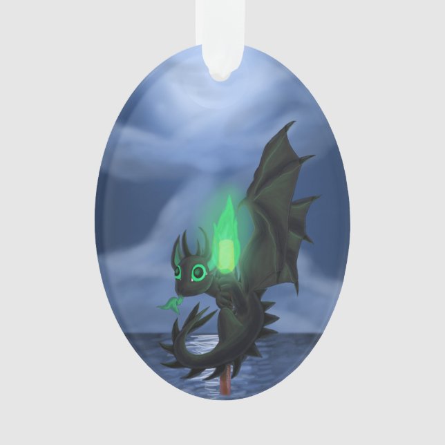 Nachtdrache Ornament (Vorderseite)