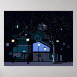 Nächte in der Stadt Poster