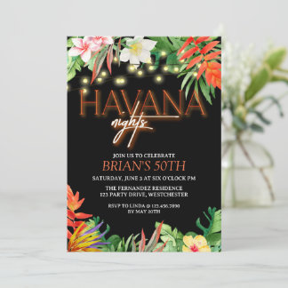 Nächte in Havanna, Nächte in Havanna, Party in Tro Einladung