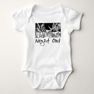 Nachteule Baby Strampler