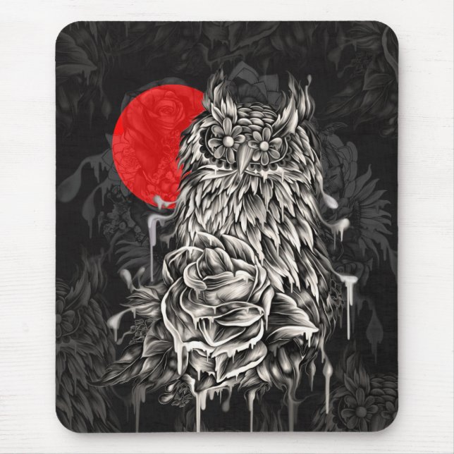 Nachteule Mousepad (Vorne)