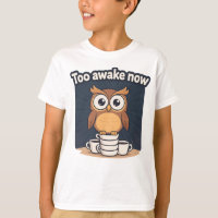 Nachteulen-Meme-Cartoon-T-Shirt