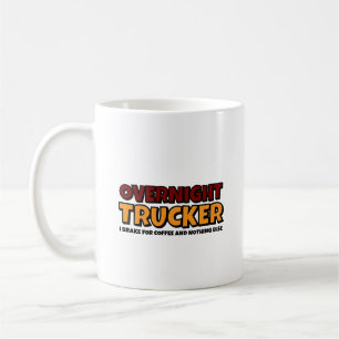 Nachtfahrer, lustiger Fahrer  Kaffeetasse