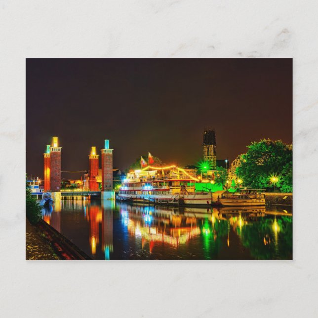 Nachtfeier Postkarte (Vorderseite)