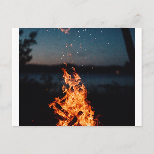 Nachtfeuer Postkarte (Vorderseite)