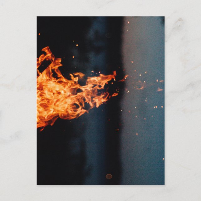 Nachtfeuer Postkarte (Vorderseite)