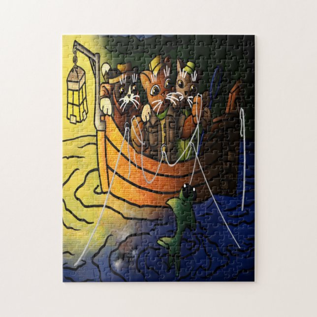 Nachtfischen (Vertikal)