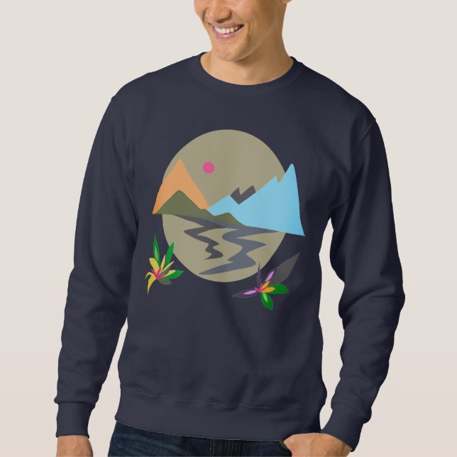 Nachtflüge Sweatshirt (Vorderseite)