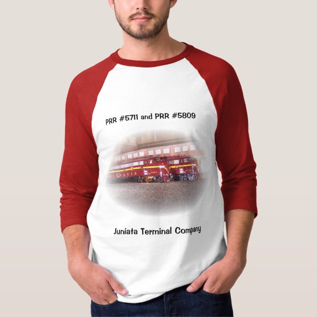NachtFoto-Trieb Pennsylvania-Eisenbahn-(JTFS) T-Shirt (Vorderseite)