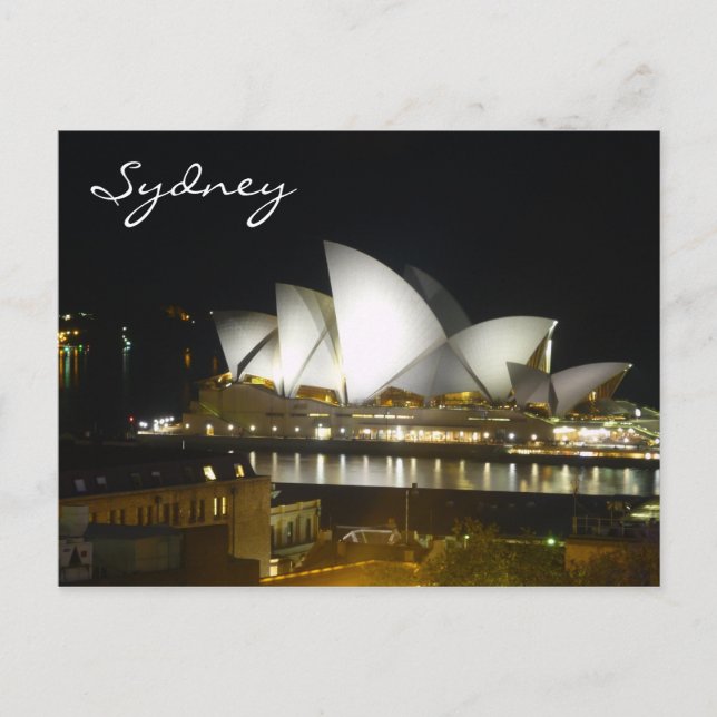 Nachthaus Sydney Postkarte (Vorderseite)