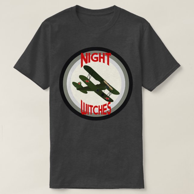 NachtHexen Polikarpov Po2 Bomber 3 T-Shirt (Design vorne)