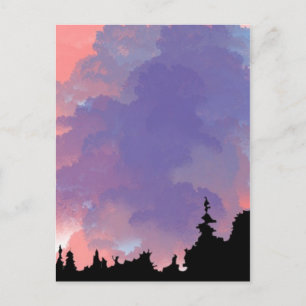 Nachthimmel Postkarte
