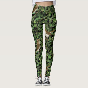 Nachtigales im Olivenbaum 3 Leggings