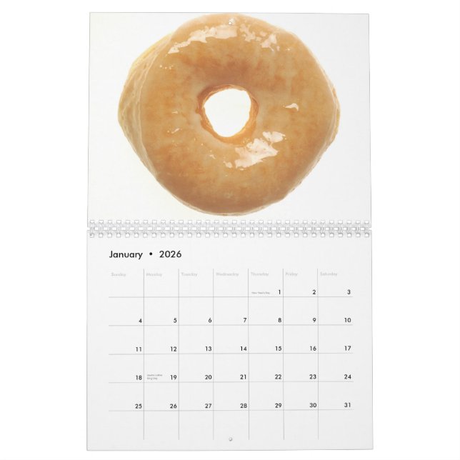 Nachtisch-Nahrungsmittelkalender Kalender (Jan 2026)