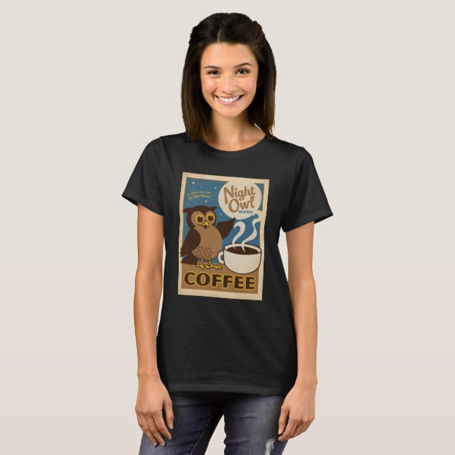 Nachtkaffee T-Shirt (Vorne ganz)