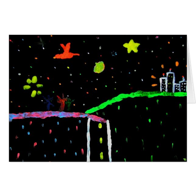 Nachtkarte (Vorderseite (Horizontal))