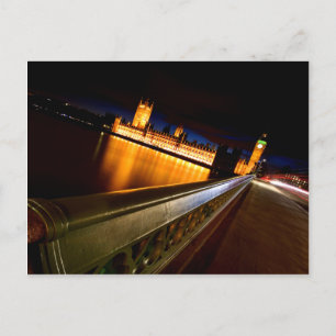 Nachtkarte London Postkarte
